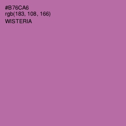 #B76CA6 - Wisteria Color Image