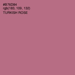 #B76D84 - Turkish Rose Color Image