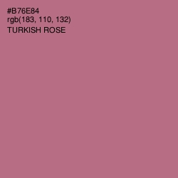 #B76E84 - Turkish Rose Color Image