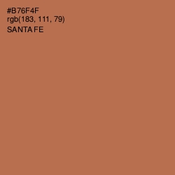 #B76F4F - Santa Fe Color Image