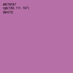 #B76FA7 - Wisteria Color Image