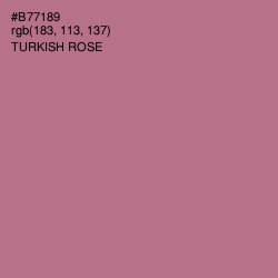 #B77189 - Turkish Rose Color Image