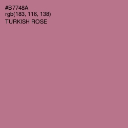 #B7748A - Turkish Rose Color Image