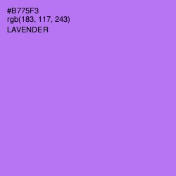 #B775F3 - Lavender Color Image