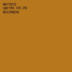 #B7781D - Bourbon Color Image