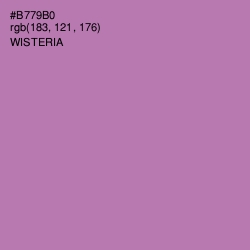 #B779B0 - Wisteria Color Image