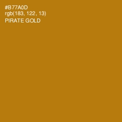 #B77A0D - Pirate Gold Color Image