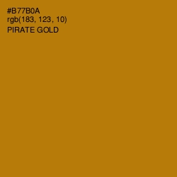 #B77B0A - Pirate Gold Color Image
