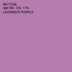 #B77CAE - Lavender Purple Color Image