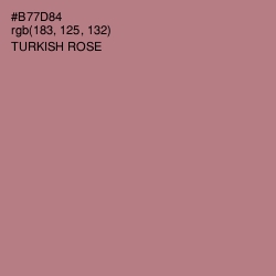 #B77D84 - Turkish Rose Color Image