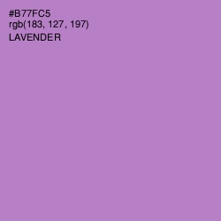 #B77FC5 - Lavender Color Image