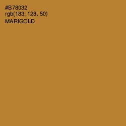 #B78032 - Marigold Color Image