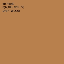 #B7804D - Driftwood Color Image