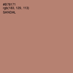 #B78171 - Sandal Color Image