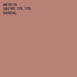 #B78178 - Sandal Color Image