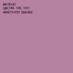 #B781A1 - Amethyst Smoke Color Image