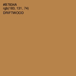 #B7834A - Driftwood Color Image
