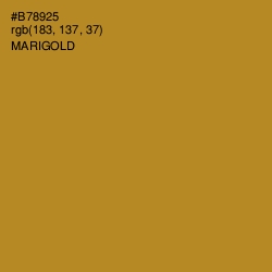 #B78925 - Marigold Color Image