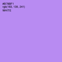 #B78BF1 - Dull Lavender Color Image