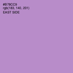 #B78CC9 - East Side Color Image