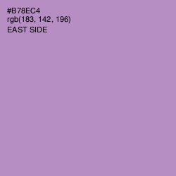 #B78EC4 - East Side Color Image