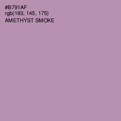 #B791AF - Amethyst Smoke Color Image