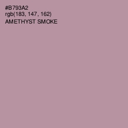 #B793A2 - Amethyst Smoke Color Image