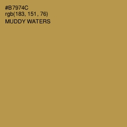 #B7974C - Muddy Waters Color Image