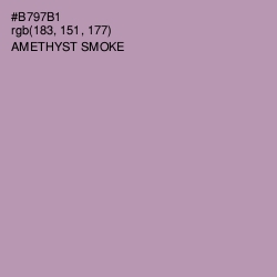 #B797B1 - Amethyst Smoke Color Image