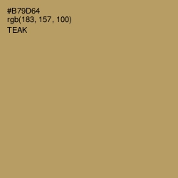 #B79D64 - Teak Color Image