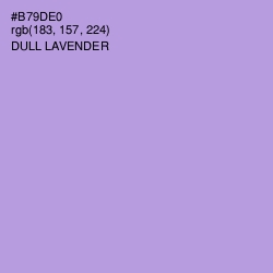#B79DE0 - Dull Lavender Color Image