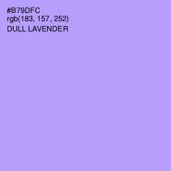 #B79DFC - Dull Lavender Color Image