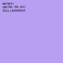 #B79FF1 - Dull Lavender Color Image