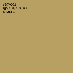 #B7A062 - Gimblet Color Image