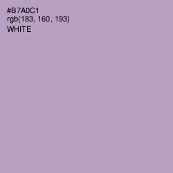 #B7A0C1 - London Hue Color Image