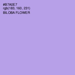 #B7A0E7 - Biloba Flower Color Image