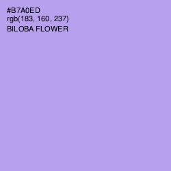 #B7A0ED - Biloba Flower Color Image