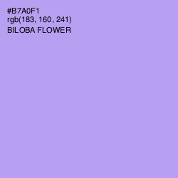 #B7A0F1 - Biloba Flower Color Image