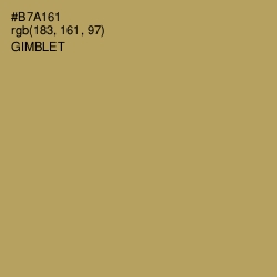 #B7A161 - Gimblet Color Image