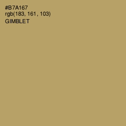 #B7A167 - Gimblet Color Image