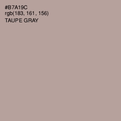 #B7A19C - Taupe Gray Color Image