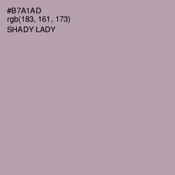 #B7A1AD - Shady Lady Color Image