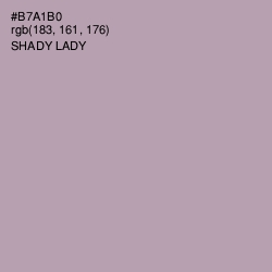 #B7A1B0 - Shady Lady Color Image