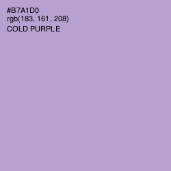 #B7A1D0 - Cold Purple Color Image