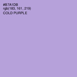#B7A1DB - Cold Purple Color Image