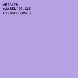 #B7A1E5 - Biloba Flower Color Image