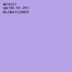 #B7A1E7 - Biloba Flower Color Image