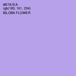 #B7A1EA - Biloba Flower Color Image