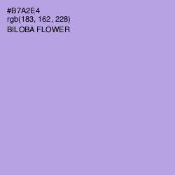 #B7A2E4 - Biloba Flower Color Image