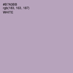 #B7A3BB - Spun Pearl Color Image